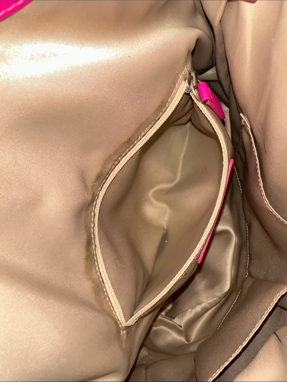 Coach pink leather